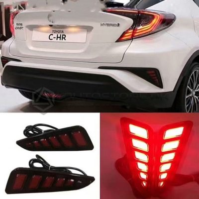 Toyota CHR Rear Brake Bumper Tail Lights 2017-2021 - Autostore.pk