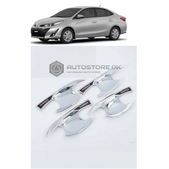 Toyota Yaris Door Handle Bowl Chrome with Logo 2020 ...