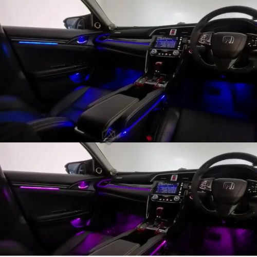 Honda Civic Complete Illumination Kit Carbon Fiber with 64 Color 2016 ...