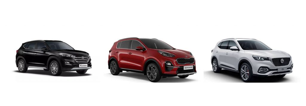 MG HS vs Hyundai Tucson vs KIA Sportage - Autostore.pk