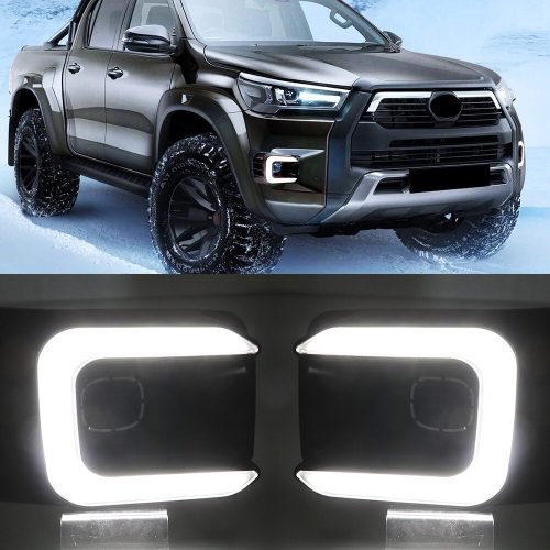 Toyota Hilux Rocco LED DRLs Covers V2 2021-2023 - Autostore.pk